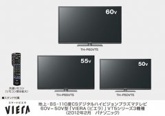 <b>松下发布旗下2012年新款高清电视首先在日本开卖！</b>
