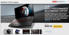 中国联想集团在官网发布了一款全新IdeaPad高端笔记本电脑15.6寸